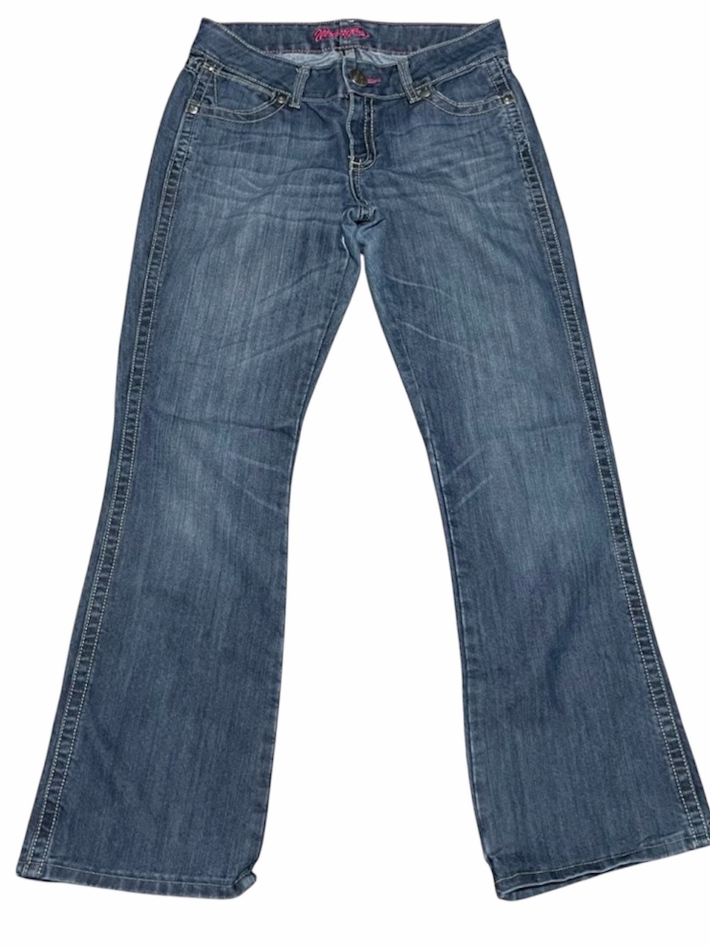 Wrangler Jeans Women 7/8 x 32 Mae Premium Patch Boot Cut Mid Rise Western Rodeo